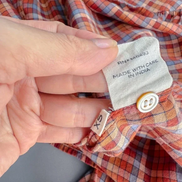 Doen Billie plaid top - Picture 10 of 11